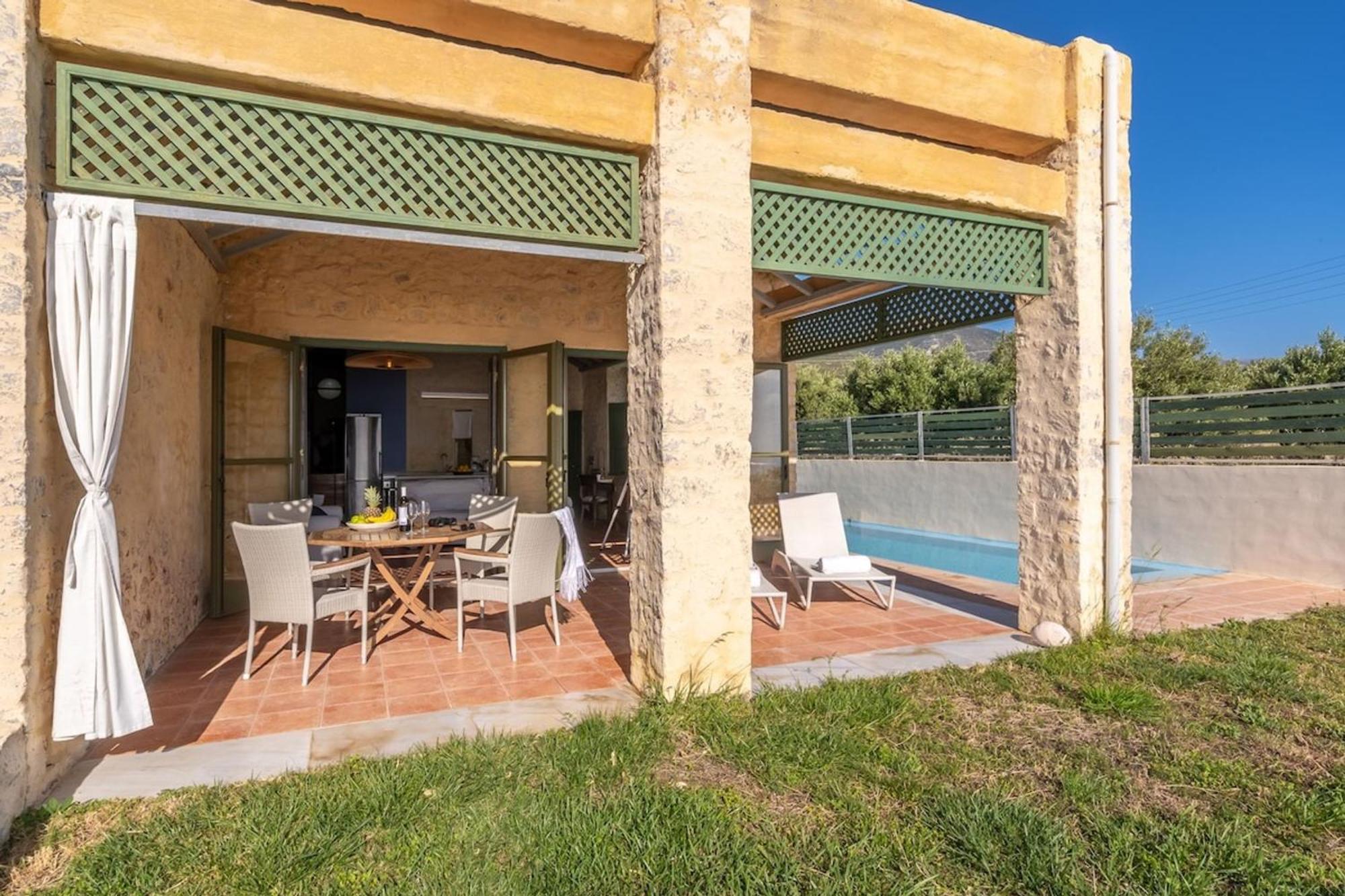 Villa Mediterranea, With Heated Pool Livadia  Exterior foto