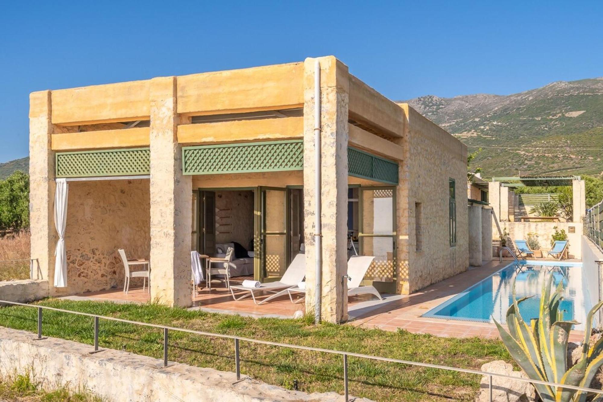 Villa Mediterranea, With Heated Pool Livadia  Exterior foto