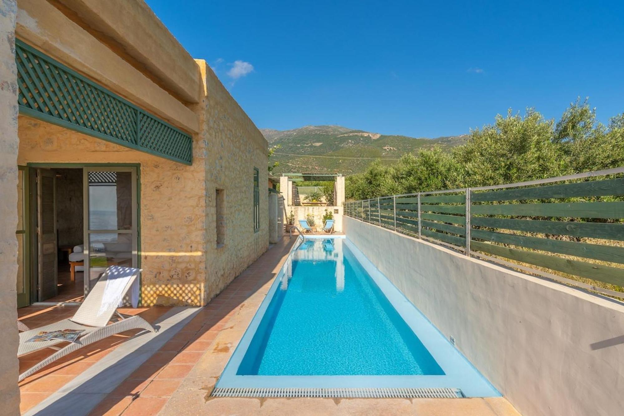 Villa Mediterranea, With Heated Pool Livadia  Exterior foto
