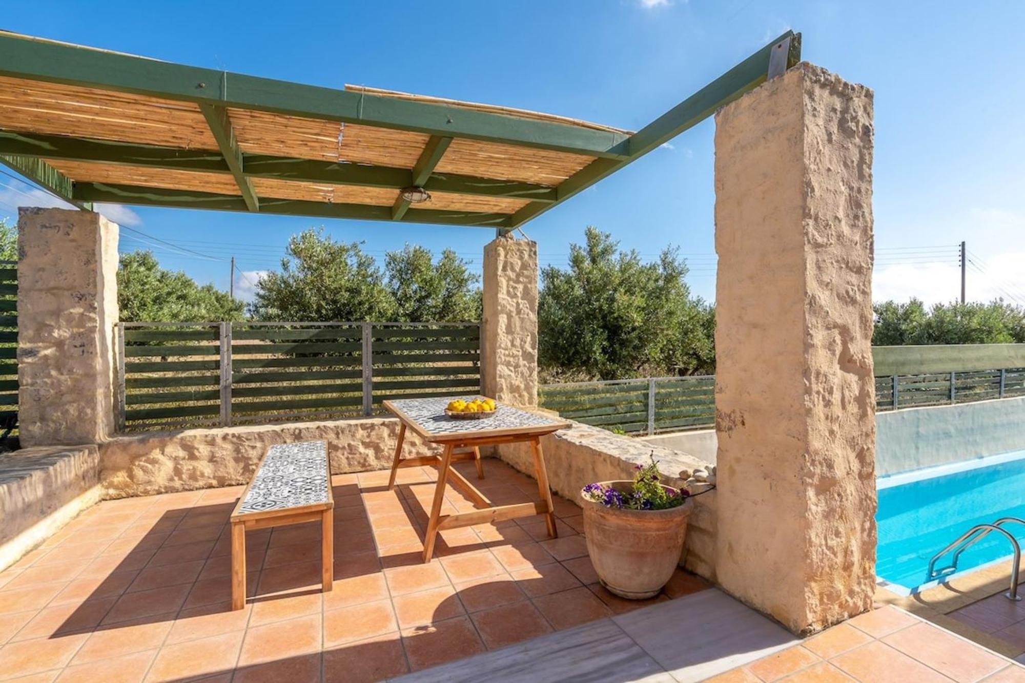 Villa Mediterranea, With Heated Pool Livadia  Exterior foto